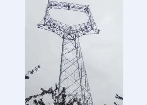 Quality Green Field Lattice Steel Towers Strong Meet ASTM A123 HDG Standard wholesale