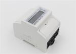 35mm DIN Rail Energy Meter Din Rail Mounted Single Phase Kwh Meter