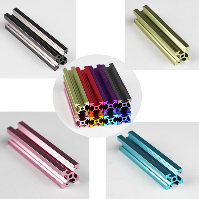 6063 Indstrial Rail V Groove Aluminum Extrusion powder coating