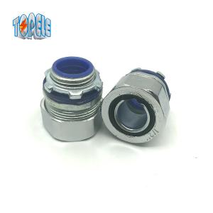 Quality Zinc Straight 3/8&quot; Liquid Tight Flexible Metal Conduit Connector wholesale