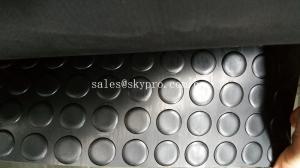 Quality Coin pattern flooring extra wide rubber mats for garage floors / gasket wholesale
