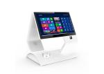 DC12V 5V Smart Touch Screen POS Terminal White Color Stylish Display Panel