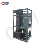 15 Ton High Output Industrial Tube Ice Maker Machine , Air / Water Cooled Ice