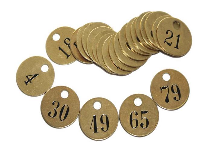 Customized Standard Brass Interlocking Stencils Brass 65 Material Golden Color