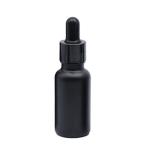 20ml 30ml 50ml Matte Black Glass Dropper Bottles For Essential Oi Eye
