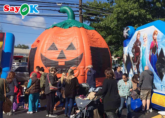 Halloween Pumpkin 0.55mm Inflatable Bouncy House