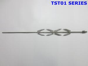 Quality Safety Stainless Steel Spit Rod / Grill Turnspit With Anti Scalded Bakelite Handle wholesale