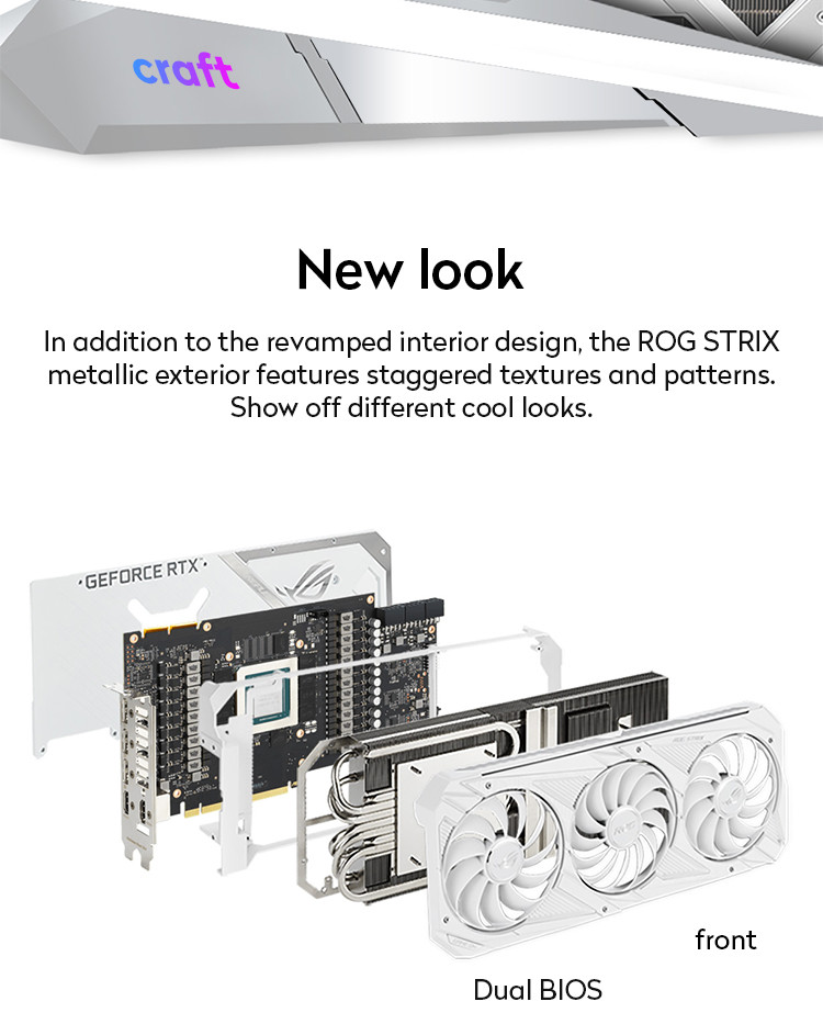 Computer Desktop Graphics Card ROG-STRIX-RTX3070-O8G-WHITE HDMI Outputs