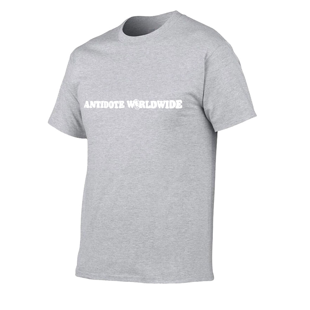 Wholesale men's blank crew neck design printed logo short sleeve white T shirt Future Script Sleeve accept customer's logo