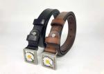Classic Black 125cm Lady Leather Belt For Skirt