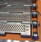 Stainless Steel Metal Chain Plate Wire Mesh Conveyor Belt For Chip Industry