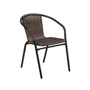Quality 73cm Height 53cm Width PE Rattan Chair , Rattan Wicker Garden Chair Commercial Use wholesale