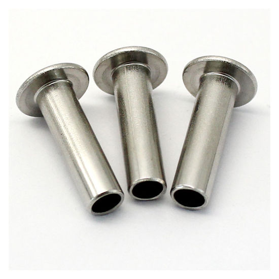 Bright Finish Truss Head Semi Tubular Rivets For Fastening And Decoration