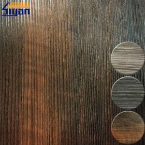 Quality Interior Wooden PVC Furniture Film For MDF Boards , 0.3mm Thickness wholesale