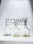 18.8mm Female Water Pipes Glass Bongs 10 Inches Borosilicate Glass Oil Pipe