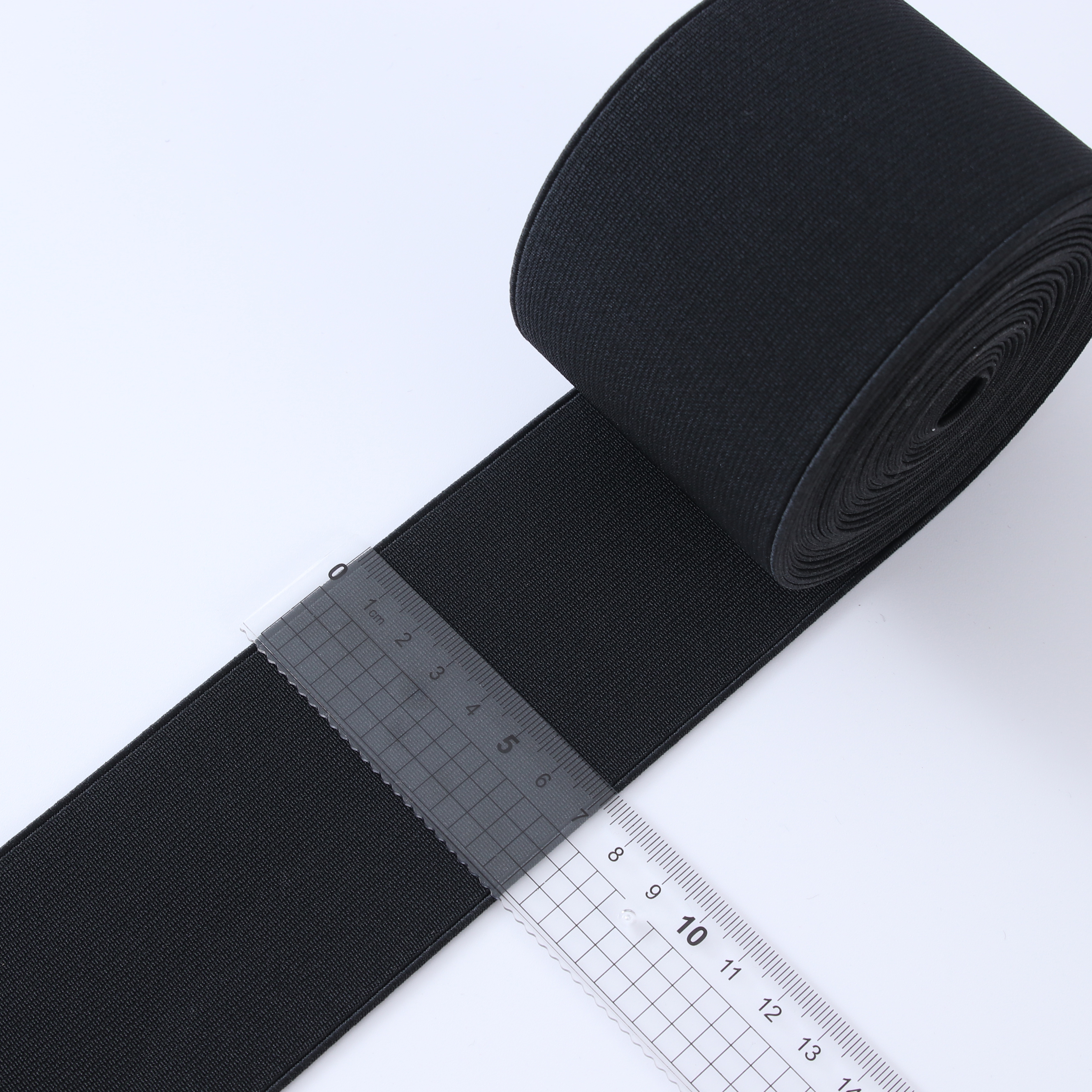 Factory custom polyester rubber elastic band webbing for sewing support belt shoes