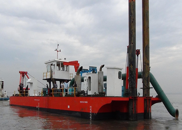 6 Inch Cutter Suction Dredger For Port Building And Land Reclaim
