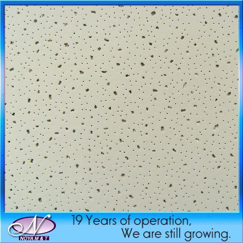 Sound Absorption Acoustic Mineral Fiber Board for Ceiling Decoration