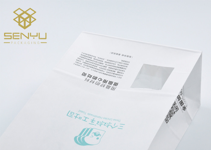 80g/sm Pantone Printed Paper Bag With Window