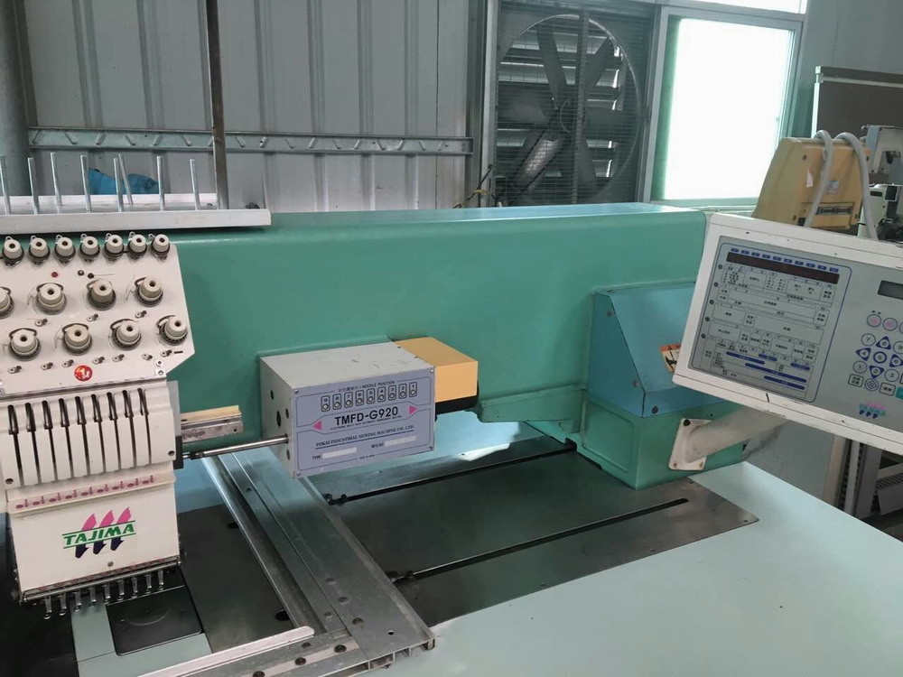 20 Heads 9 Needles Used Tajima Embroidery Machine Second Hand TMFD-G920