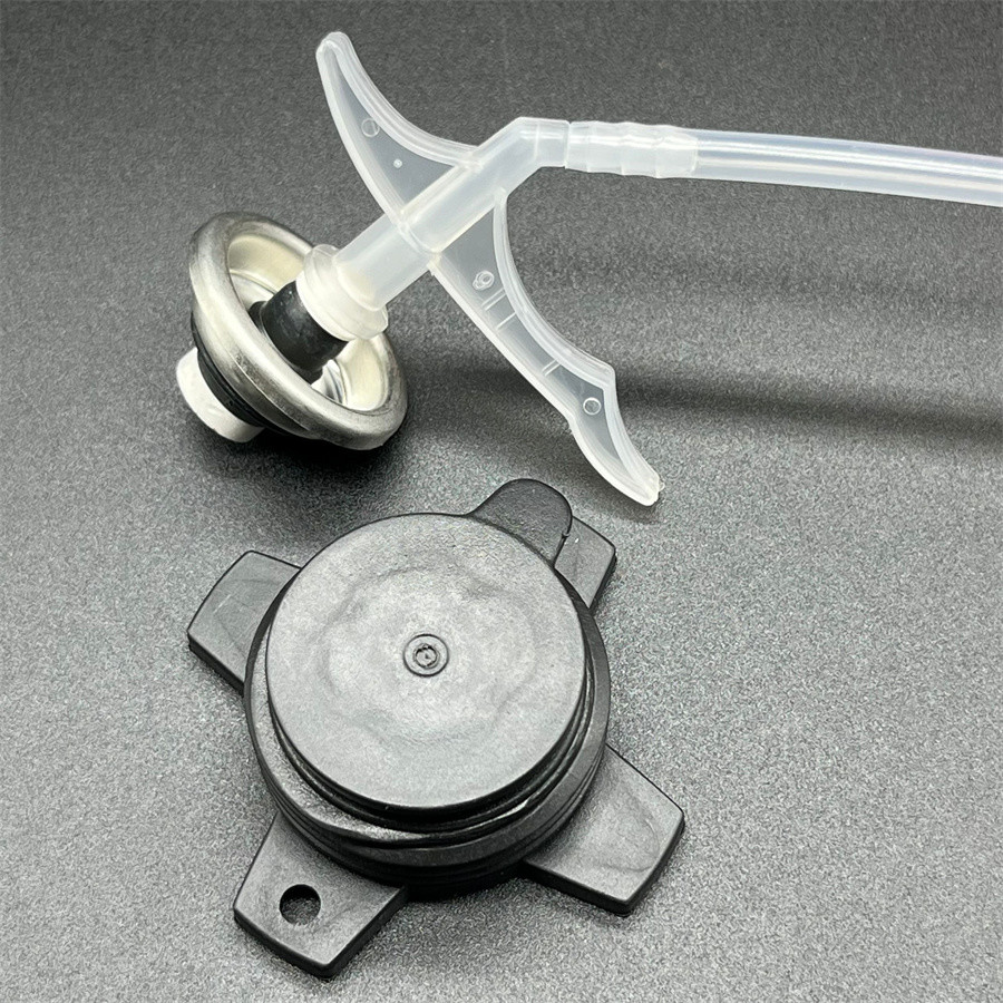 Versatile Dispensing Valve with Straw Attachment and Short Stem - Perfect for Precision Foam Distribution