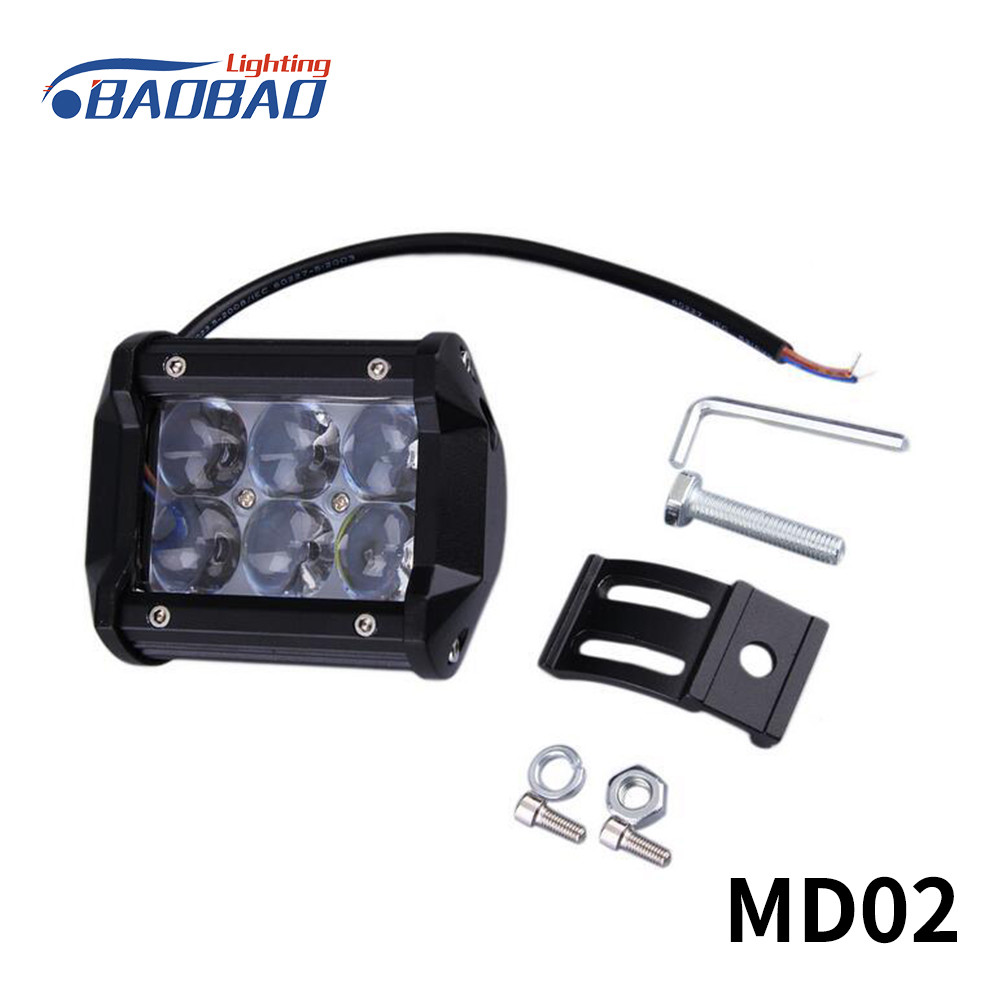 MD02 4D 6LED 18W LED Work Light