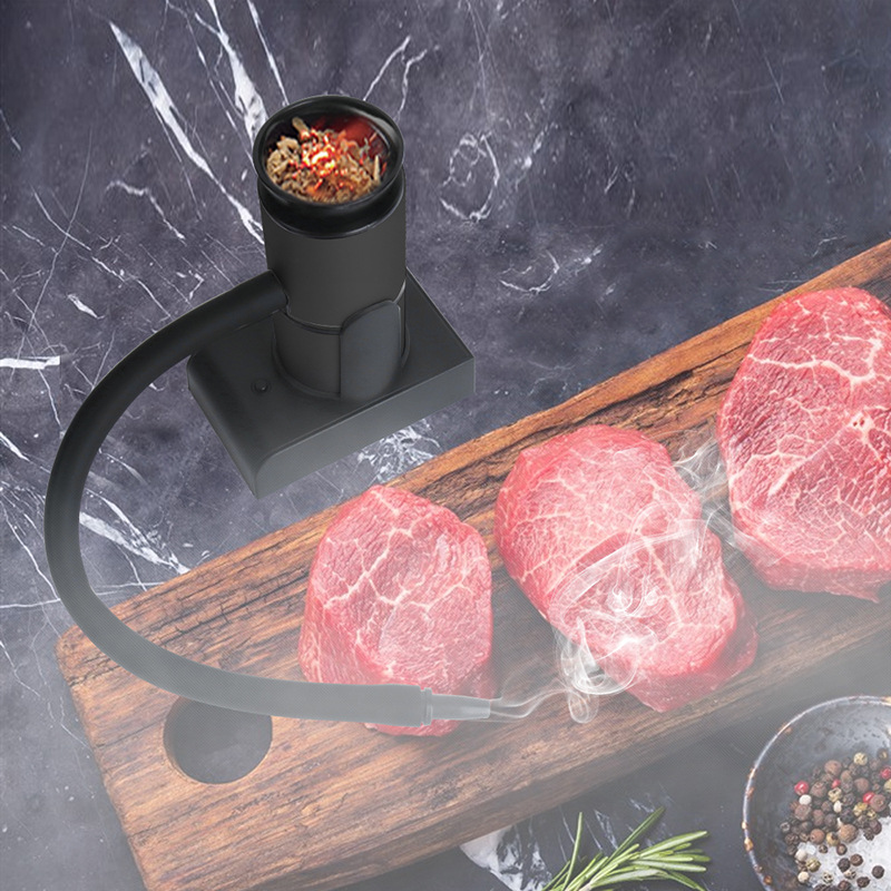 Upgrade Your Culinary Skills Handheld Woodchip Smoke Infuser for Molecular Cuisine