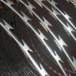 Anti Climbing Prison Wire Fence , Heavy Duty Coiled Razor Wire Waterproof