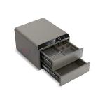 Fingerprint Recognition Steel Luxury Secure Jewelry Box Auto Open Jewelry