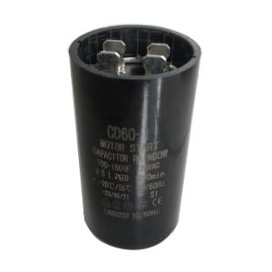 Quality CD60 AC Motor Start Capacitors 100uF 150uF 125VAC AC Motor Capacitors For Compressor wholesale