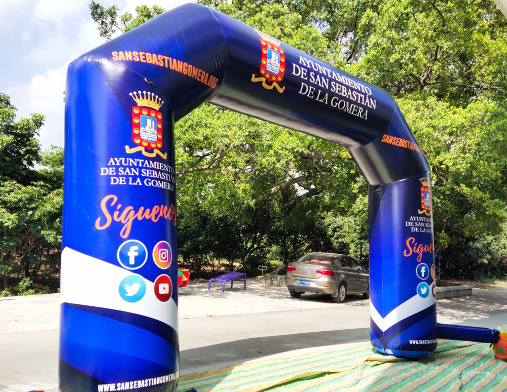 Full Color Inkjet Painting Inflatable Arch For Commercial Activities