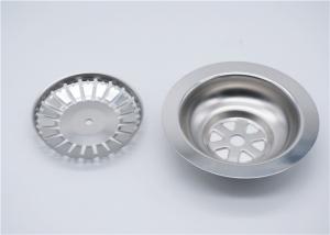 Quality Polished Kitchen Sink Drain Stopper , SS304 Stainless Steel Sink Strainer wholesale