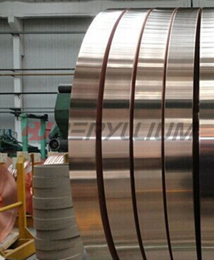Cube 2 Beryllium Copper Strip C17200 Alloy 25 Tensile Strength High For Spring Connectors