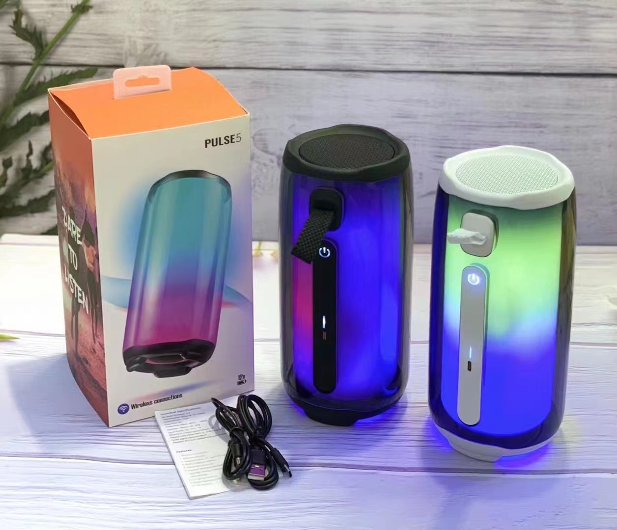 Intelligent Personal Assistant None Wireless Speaker with 3D Sound and LED Light