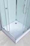 Bathroom Cubicle Shower Units 900x900x2050mm Aluminum Frame