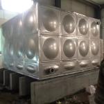 Stainless Steel Panel Metal Water Storage Tank For Manufacturing Plants SS304
