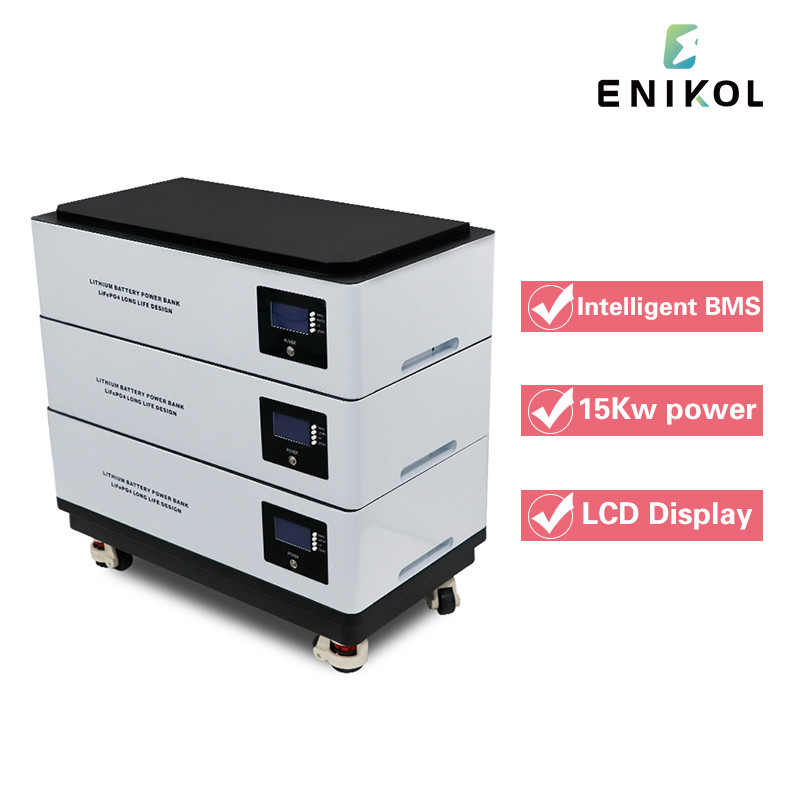 Lithium Iron Phosphate Battery 48 Volt Deep Cycle LiFePO4 Stackable Battery Solar