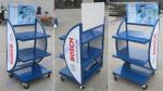 Car Storage Shelf Electric Bike Metal Battery Display Rack