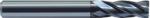 4 Flute Flattened Solid Carbide End Mills With Straight Shank