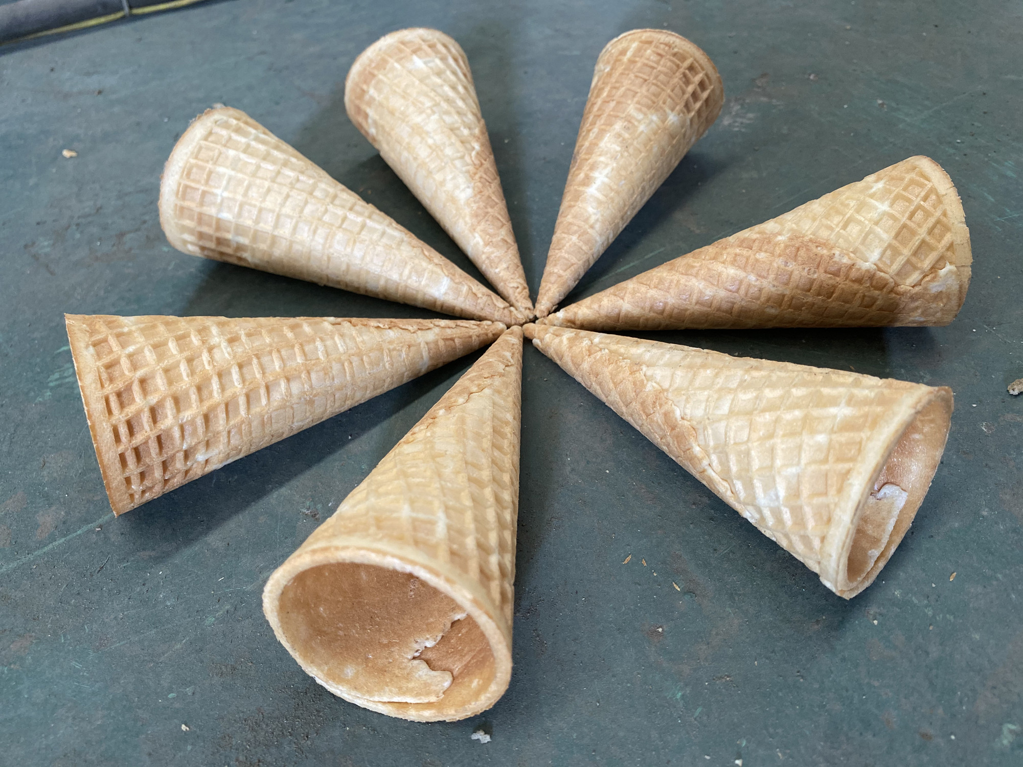 5000kg 3.37Kw 380V Sugar Cone Making Machine For Snack Food Factory