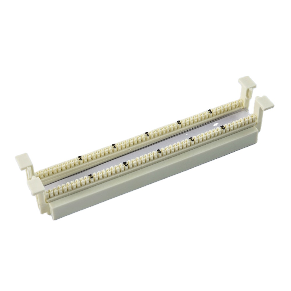 Plastic and Iron Nickel Plated Connection Module for 10 Pairs Telephone Cable Wiring