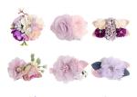 24g Bridal Hair Decorative Artificial Silk Flower Hair Clips 100% Handmade