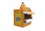 yellow EN14960 Plato PVC Inflatable Concession Stand
