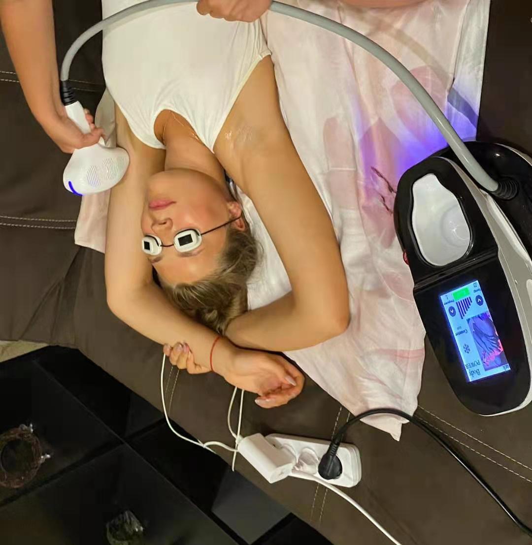 Frequency 1-3Hz Mini 808nm Diode Laser Hair Removal Epilator for Painless Depilation