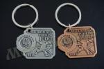 Professional Tamper Proof Key Rings , Personalized Key Rings For Women