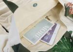 Nature Color Canvas Crossbody Tote , Olive Shoulder Canvas Tote Bag