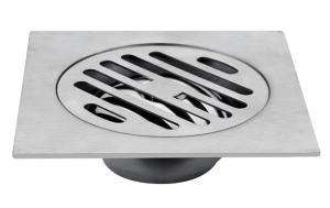 Quality Bathroom Hardware Sets Square 100 x 100mm Stainless Steel Floor Drain wholesale