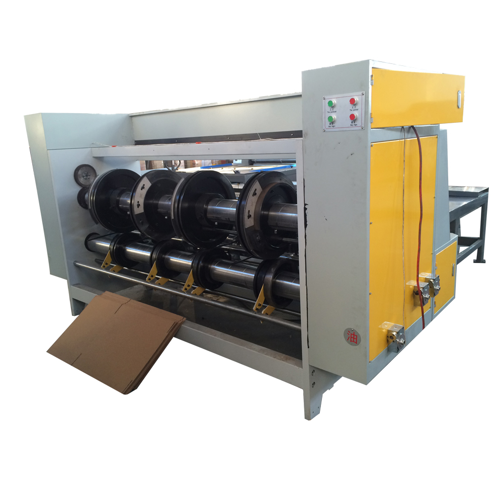 Carton Box Flexo Printing Slotting Machine Rotary Die Cutter Vibration Stacking