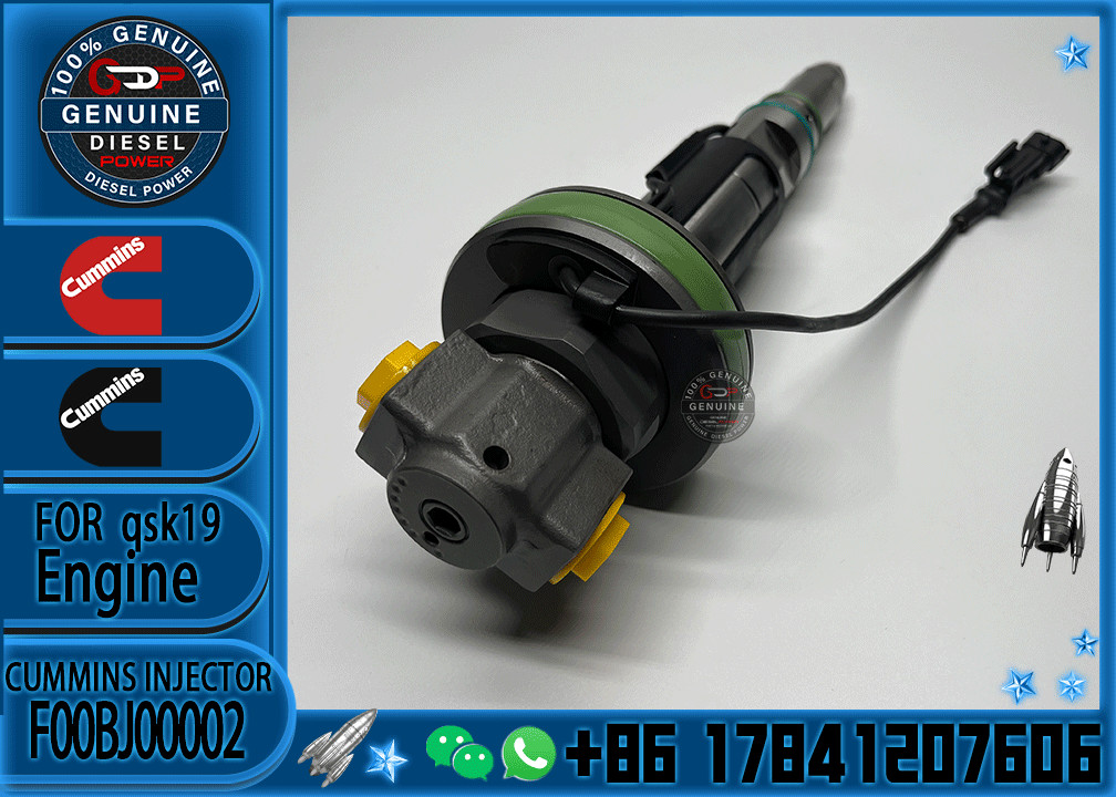 Common Rail Fuel Injector 288-2078 2882078 F00BJ00002 F00BJ00003 for Cummins QSK19 QSK60 Engine