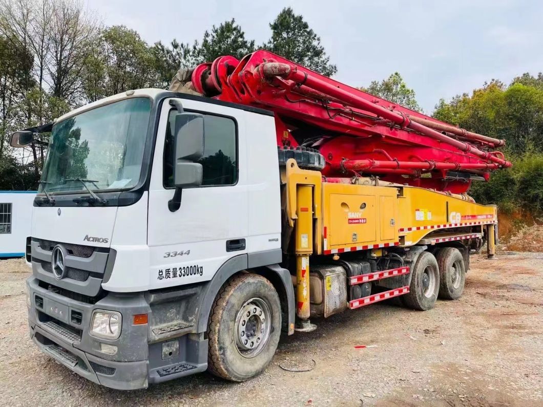 Used Concrete Pump Truck 49 Meter on Benz Chassis Made in 2019